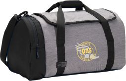 New Era Legacy Duffel, Black Twill Heather/ Black